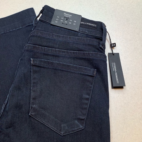 Citizens Of Humanity Jeans 24X35 Hutton High Rise Wide Leg In Palais Roy… - Picture 2 of 6